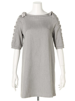 アームレースアップワンピース