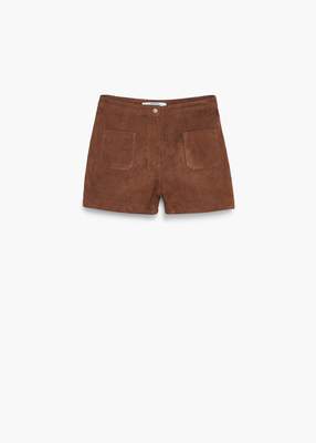 MANGO スエードショートパンツ