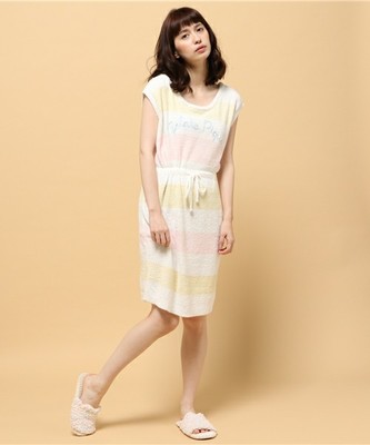 【リゾート限定】moco moco’スムーズィー’3ボーダードレス