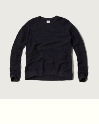 TEXTURED BOUCLE SWEATSHIRT