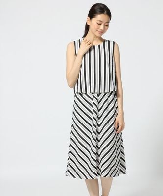 ストライプキリカエワンピース