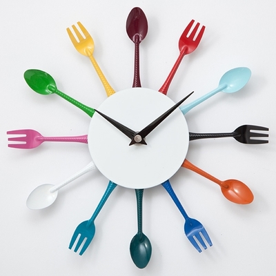 壁掛時計 カトラリー