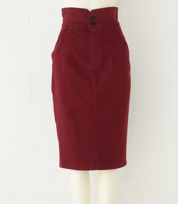 カラーペンシルH/Wミディスカート/Lilidia