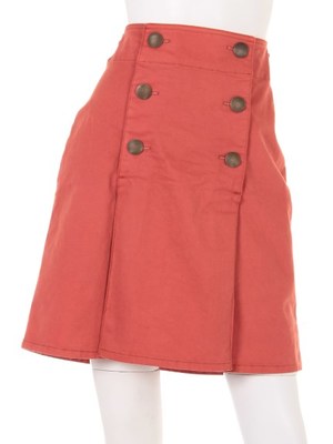 ヴィンテージ釦スカート/Lily Brown