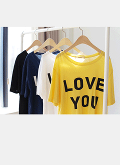 LOVE YOUロゴルーズTシャツ