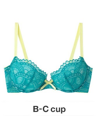 eeny & meeny/「寄せる」シンプル総レース ブラジャー