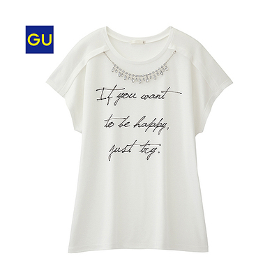 ビジューグラフィックT(半袖)C