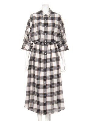 【FRAY.I.D】ウエストゴムシャツワンピース