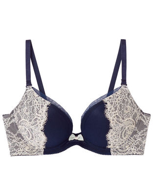 eeny & meeny アイラッシュレースブラ