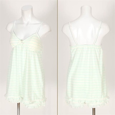 パステルボーダーキャミソール&ボトム上下セット/ルームウェア