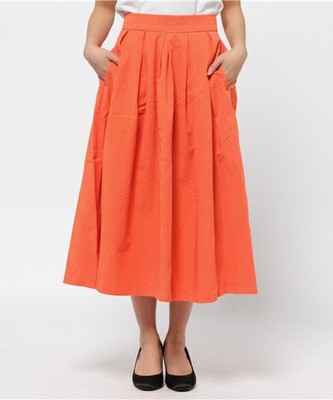 ツイルタックミモレスカート/560264