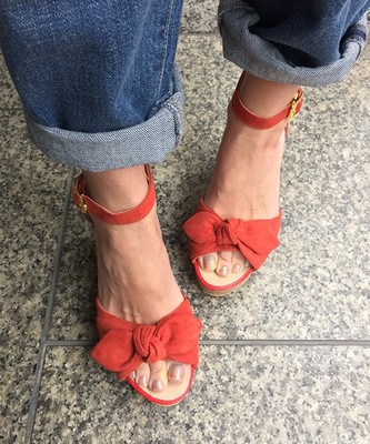 リボンサンダル