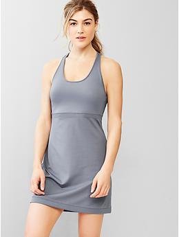 pique and mesh tennis dress