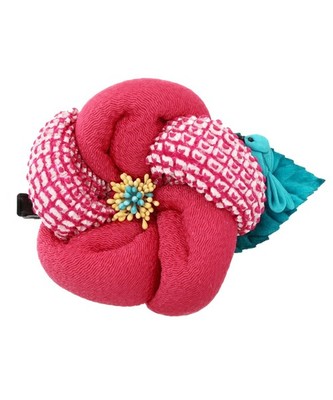 しぼり椿クリップ