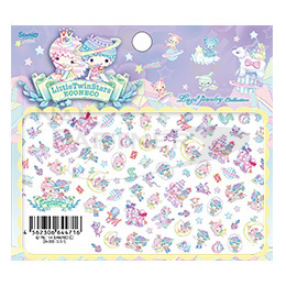 ネイルパートナーオリジナル ネイルシール キキララ×ECONECO proネイルシール EN-005 コスモ