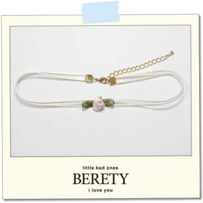 BC1100 petit rose choker