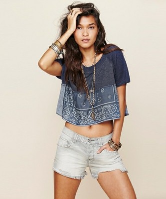 FREE PEOPLE　ペイズリー柄トップス