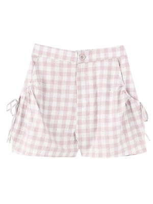 コットンギンガムチェックショートPT