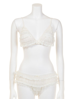 ドットチュールブラ&ショーツ