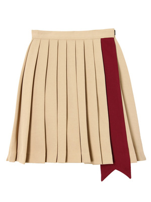 SASH PLEATS SKIRT