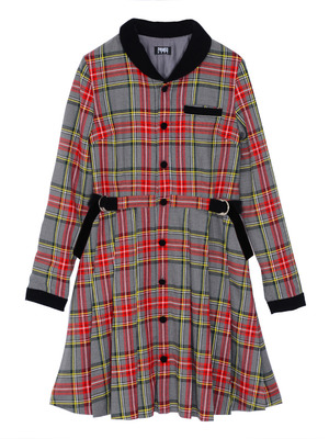 NANCY PLAID DRESS