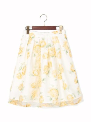 L55花柄オーガンジー/SK