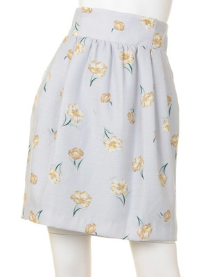 オリジナルレトロポピー柄スカート