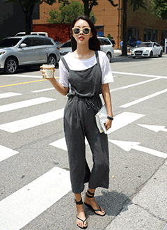 レーヨンミックスストラップオールインワン