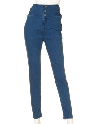 Lily Brown (リリーブラウン)  サイドレースアップスキニーパンツ