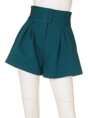 Lily Brown (リリーブラウン)  レースアップショートパンツ