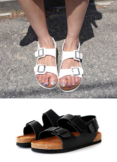 バックベルトコンフォートサンダル