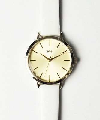 ボーイフレンドウォッチ ゴールド×ホワイト