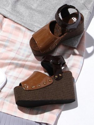 チェック柄プラットフォーム