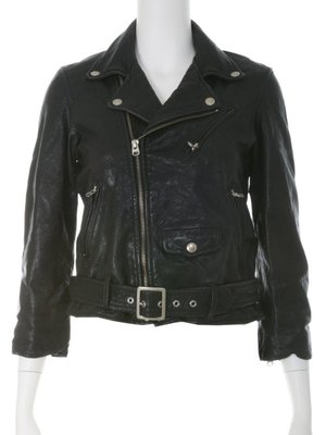 shrink leather riders jacket