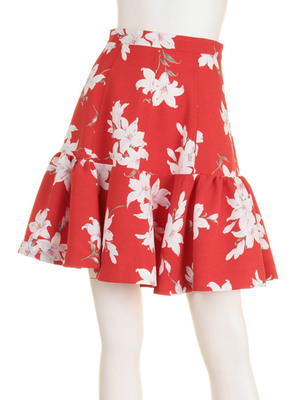 snidel (スナイデル)  フラワーボリュームスカート