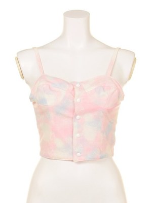 Shell Marble Bustier