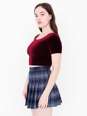 プラッドテニススカート