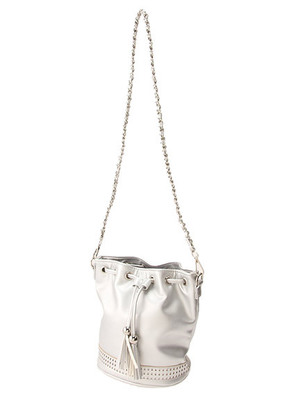 タッセル付き巾着ポシェット