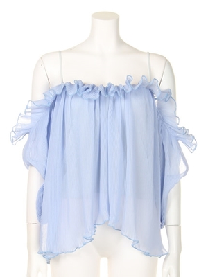 snidel (スナイデル) ボリュームフリルチュニック