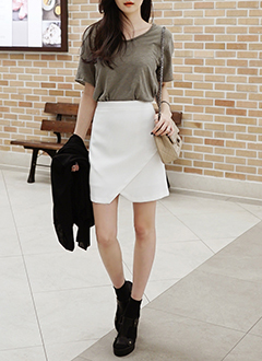 ●●雑誌Popteen7月号掲載●●スリットラップタイトミニスカート