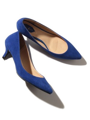 スエードパンプス