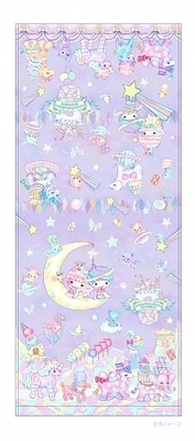 ECONECO×キキ＆ララ　「コスモ」フェイスタオル