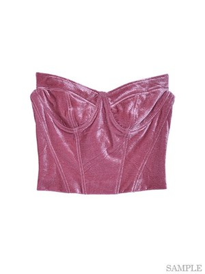 deicy (デイシー) ベロアビスチェ