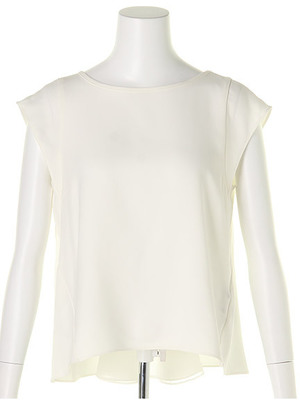 Aラインショートブラウス