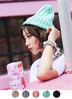 カラーサマーニットキャップ