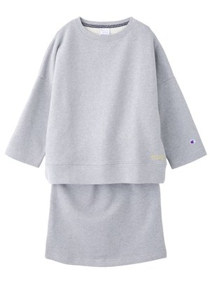 【X-girl×Champion】VINTAGE SWEAT TOP&SKIRT SET