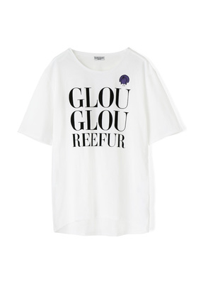 GLOUGLOU REEFUR ビッグロゴTシャツ