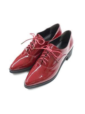 ポインテッドトゥオックスフォード