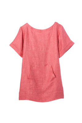 Back Lace-up Tunic One piece