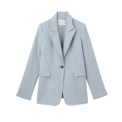 リネンテーラードジャケット